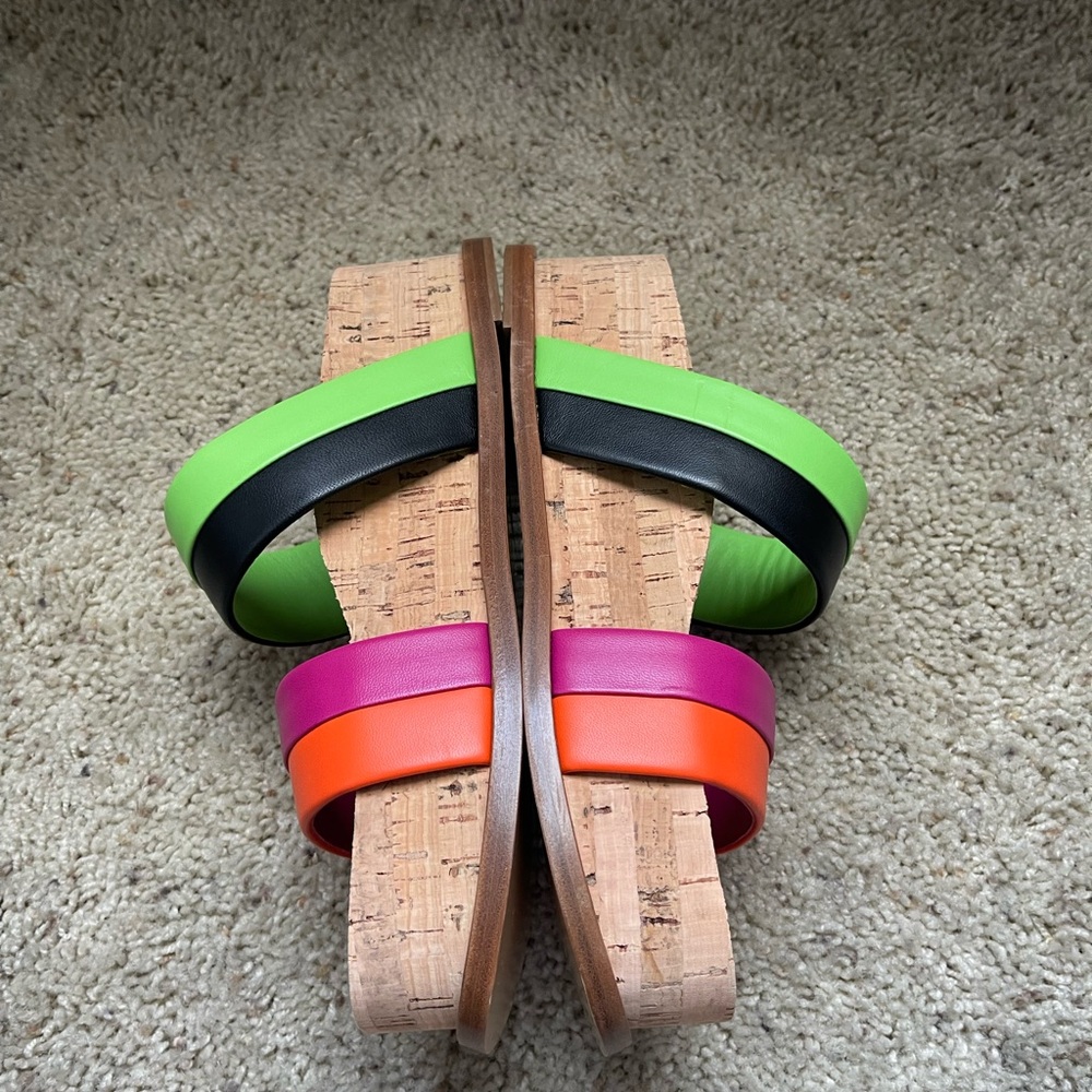 NWOB, Gabriela Hearst leather multicolored “Striker Platform Sandal” size 38 - Picture 7 of 13